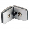 SISO charniere See-Me verre/verre 15.06.271 alu