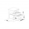 BLANCO 526212 tiroir organisateur Select II Orga