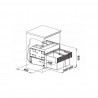 BLANCO 526208 trieur Select II 60/2 Orga 1x30l+1x19l