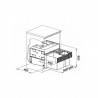 BLANCO 526210 trieur Select II XL 60/3 Orga 1x30l+2x8l
