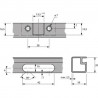 HETTICH 9091744 Sensys 8638i a encastrer B12,5 SiSy pour cadre alu obsidien