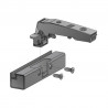 HETTICH 9091744 Sensys 8638i a encastrer B12,5 SiSy pour cadre alu obsidien