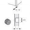 HETTICH 9277153 TopLine L boîte montage mat. fin 10-12mm