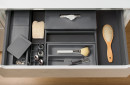 GOLLINUCCI organisateur de salle de bain avec accessoires 270mm anthracite