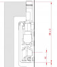 TERNO Diva Fluid profil de guidage 2570 alu anodisé argent 4m