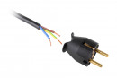 VersaTurn prise électrique 3x 230V France, USB A/C, verre noir