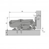 HETTICH 9239784 charniere additionnelle Kamat