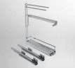 KES 233465 panier latéral et support essuie-mains, 150mm, Arena Style, chrome