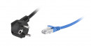 LEGRAND Pop-up double, 2x 230V, USB A+A alim., 1x RJ45, HDMI, alu