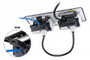LEGRAND Pop-up double, 2x 230V, USB A+A alim., 1x RJ45, HDMI, alu