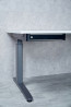 BBP Tiroir sous table OrgaWork avec sortie totale et fermeture noir