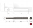 IF K-Push long extra strong with lens anthracite