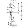 GROHE 30270GL0 robinet Essence L-élément Cool Sunrise