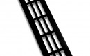 Grille de ventilation 60/500mm noir mat
