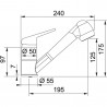 FRANKE robinet FC 9547.901 noir mat