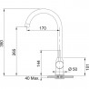 FRANKE Robinet FP 9000.031 chrome