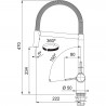 FRANKE robinet FN 3407.031 Active Semi Pro chrome FRANKE robinet FN 3407.031 Active Semi Pro chrome