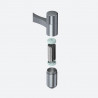 FRANKE Robinet Vital Tap filtre seul chrome/gun metal