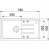 FRANKE Évier BSG 611-78/39 780x435mm noir mat