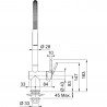 FRANKE robinet FN 3407.031 Active Semi Pro chrome FRANKE robinet FN 3407.031 Active Semi Pro chrome