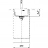 FRANKE évier MRG 610-39 FTL 440x500mm cachemire