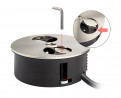 BACHMANN 931.150 prise électrique Twist, 2x 230V, Schuko, noir