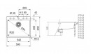 FRANKE évier MRG 610-54 FTL 590x500mm blanc LED