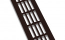 Grille de ventilation 80/400mm brun mat