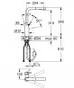 GROHE 30432DC0 Robinet ACCENT L-sortie douchette double supersteel