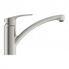 GROHE 30465DC0 Robinet VIA bec bas supersteel