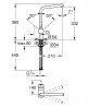 GROHE 30425000 Robinet VENTO L-sortie chrome