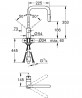 GROHE 30439000 Robinet VENTO bec U douchette dual chrome
