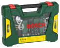 BOSCH 2607017193 83-Piece V-Line TiN Drill Bit Set with LED Torch