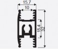 SEVROLL 00222 barre de liaison H30 3m argent