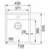 FRANKE ensemble T100Č SID 610-40 noir + FP 9000.031