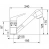 FRANKE Ensemble G57MČ BFG 611-78 noir mat + FC 9547.901