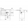FRANKE ensemble T104BE S2D 611-78 beige + FP 9000.031