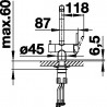 BLANCO 523129 Robinet Fontas II PVD steel BLANCO 523129 Robinet Fontas II PVD steel