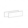 HETTICH 9283180 Avantech YOU remplissage verre 10mm pour Inlay 187/450mm