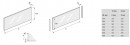 HETTICH 9283180 Avantech YOU remplissage verre 10mm pour Inlay 187/450mm