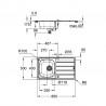 GROHE 31562SD1 ensemble K200 acier inox brossé + Bau Edge chrome
