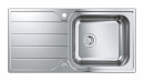 GROHE 31563SD1 évier K500 60-S 1000 x 500mm inox brossé