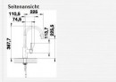 BLANCO 523121 Robinet Candor-S inox brossé BLANCO 523121 Robinet Candor-S inox brossé