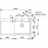 FRANKE Évier MTG 611/2P 1000x515mm cachemire
