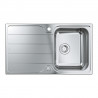 GROHE 31571SD1 évier K500 45-S 860 x 500mm acier inox brossé