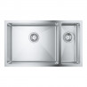GROHE 31575SD1 Évier K700U 80-S 760 x 450mm évier gauche inox brosse
