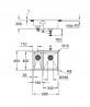 GROHE 31576SD1 évier K700U 60-S 585 x 440mm évier droite acier inox brossé