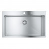 GROHE 31584SD1 évier K800 90-S 846 x 510mm acier inox brossé