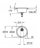 GROHE 31720SD0 évier K200 50-S 440mm acier inox brossé