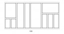 Buffet Sky 922x474mm blanc